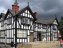 Northwich Public Library, one of several buildings designed to be lifted in the event of subsidence