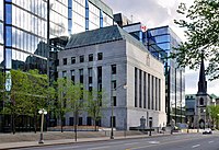 Bank of Canada main building in Ottawa, originally built in 1937.