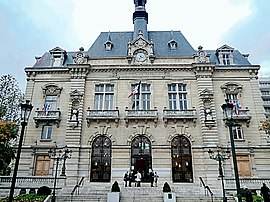 The town hall of Colombes