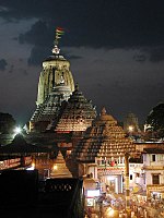 Jagannath Temple at Puri, one of Char Dham: the four main spiritual centers of Hinduism