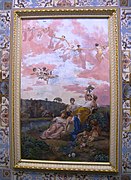Ceiling painting by Vincenzo Galloppi at the main entrance