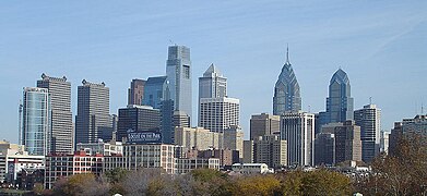 Philadelphia, the largest city in Pennsylvania and sixth-largest city in the United States with a population of 1.6 million