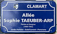 Allée Sophie Taeuber-Arp, Clamart