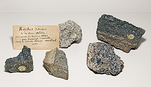 Rocks brought back by the expedition in January 1840