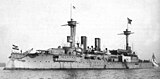 Die SMS Brandenburg kurz nach Indienststellung