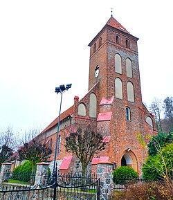 Saint Mary Magdalene church in Kurzętnik