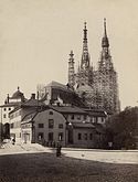 Emma Schenson's 1889 photograph of the remodelling of Uppsala Cathedral