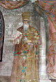Fresco in Prodromou Monastery near Serres, depicting Emperor Andronikos II Palaiologos presenting to the monastery some privileges