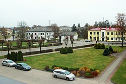 Town centre of Skrunda