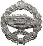 South African Army Armoured Corps Cap Badge circa World War 2