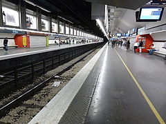 RER A platforms in 2015
