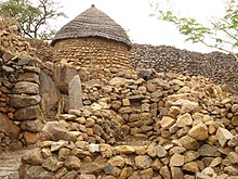 Dry-laid stone structure in Sukur, in the Adamawa State. Part of the UNESCO World Heritage Site