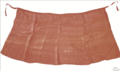 A Western Han skirt made of thin silk, composed of four pieces sewn together. Excavated from the Mawangdui Tomb No.1. Now stored in the Hunan Museum.