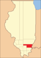 White County between 1818 and 1819