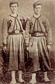 Douwe and Matthijs Walta from Workum, two Dutch Zouaves serving under Pope Pius IX in 1870.