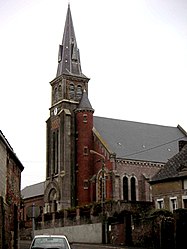 The church of Lesquielles-Saint-Germain