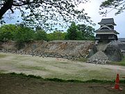 The north-west Inui Turret and wall of Kumamoto Castle.[42]