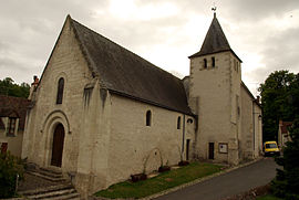 The church in Azay-sur-Indre