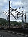 New 25 kV catenary at Bellegarde station