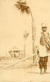 Sepiatone photo of Bowlegs in 1913