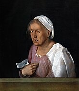 Giorgione Old Woman, 68 × 59 cm