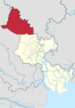 Position in metropolitan area of HCMC