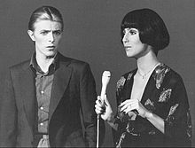 David Bowie and Cher in 1975