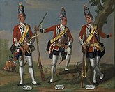 British Foot Guards in 1751 by David Morier