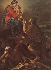 Jacques-Louis David, Saint Roch interceding with the Virgin