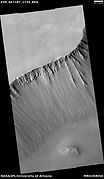 Wide view of layers south of Ius Chasma, as seen by HiRISE under HiWish program