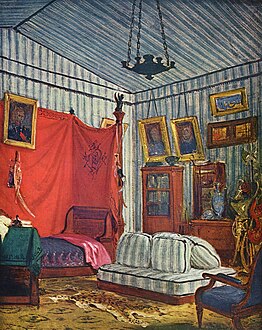 Appartement du comte de Mornay rue de Verneuil. Eugène Delacroix, avant 1833, Musée du Louvre