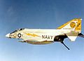 F-4J Phantom II of VF-33 in flight in 1970