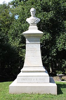 John Howard Payne's memorial stone in Oak Hill Cemetery in Washington, D.C.