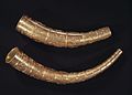 The Golden Horns of Gallehus from the early Germanic Iron Age (Møgeltønder, Denmark)