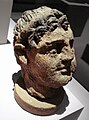 Head of a Greco-Bactrian ruler with diadem, Temple of the Oxus, Takht-i Sangin, 3rd–2nd century BCE. This could also be a portrait of Seleucus I.[45]