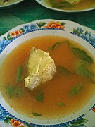 Ikan kuah kuning fish soup of Maluku and Papua.