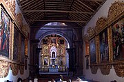 Altar of the Church of San Juan de Letrán in Juli.