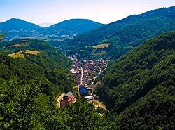 Town of Kreševo panorama