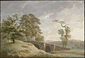 Caspar David Friedrich: Landschaft mit Brücke, um 1800
