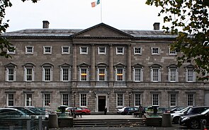 Leinster House, Sitz des Dáil Éireann