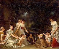 First steps, oil on canvas, 45.5 x 55 cm, ca. 1788