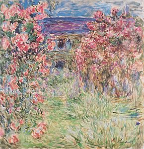 House Among the Roses by Claude Monet, c. 1918