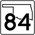 State Highway 84 marker