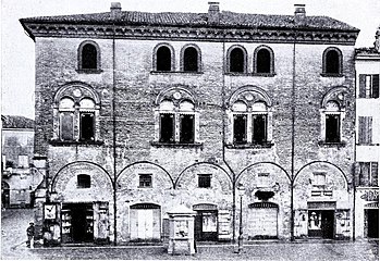 Palazzo Bergomi nel 1909