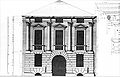 Facade designed by Andrea Palladio (drawing by Ottavio Bertotti Scamozzi, 1776)