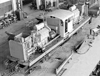 South African Class 61-000 diesel-hydraulic locomotive under construction