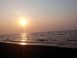 Sunset at Devka beach, Damao