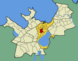 Veerenni within the district of Kesklinn (Midtown).