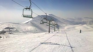 Skiing resort.