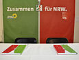 Vorbereitung für die Unterzeichnung des rot-grünen Koalitionsvertrages in Nordrhein-Westfalen (2010)
